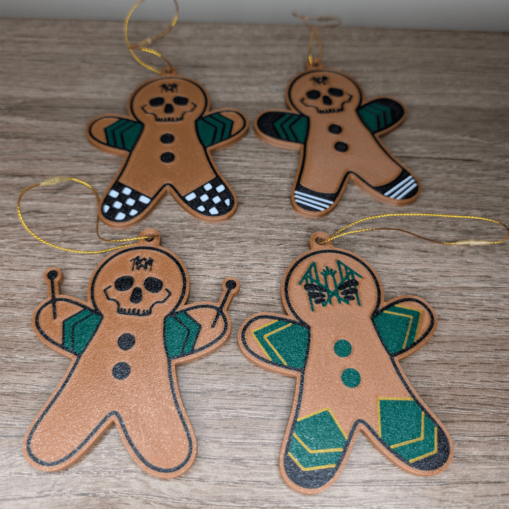 Sleepybread Boys Band Ornament 4 piece set
